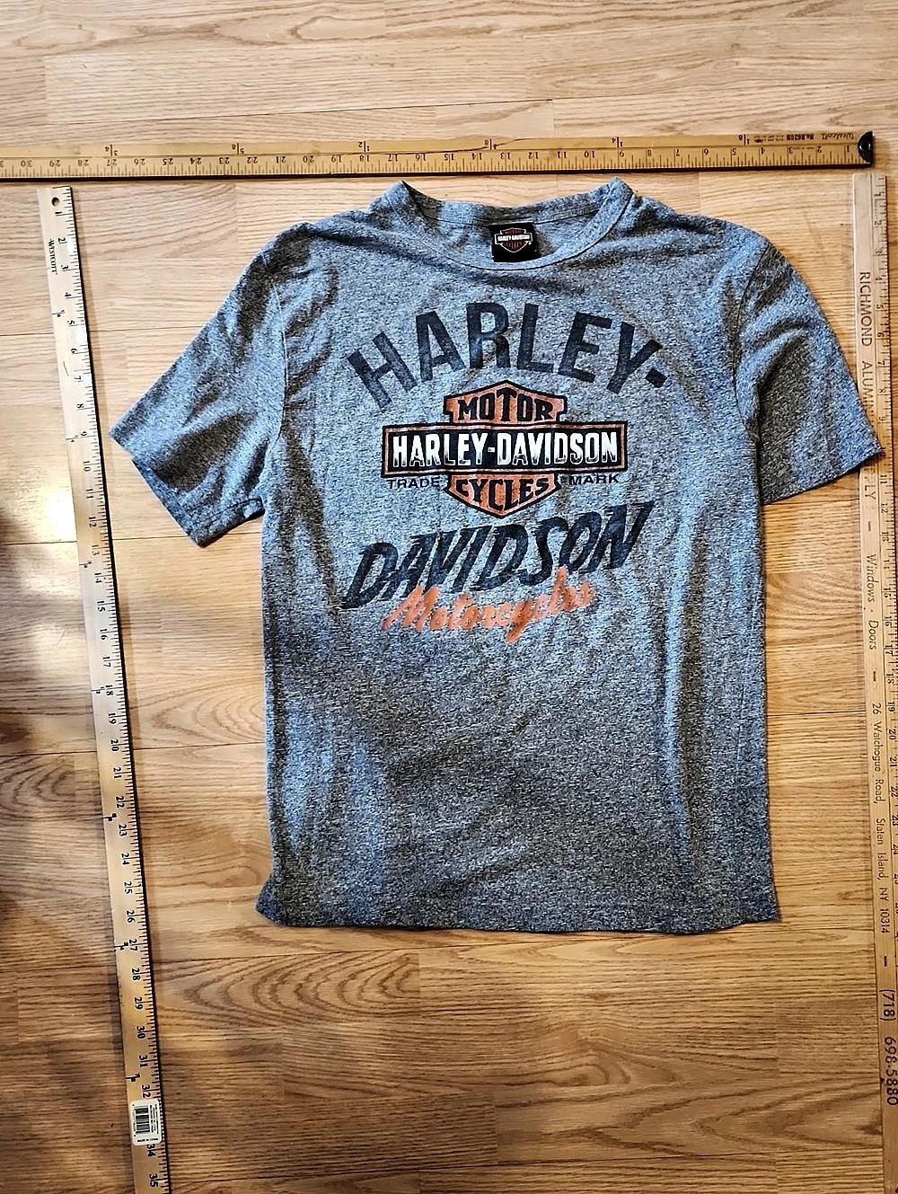 Harley-Davidson Graphic Short Sleeve Tee in Gray Medium